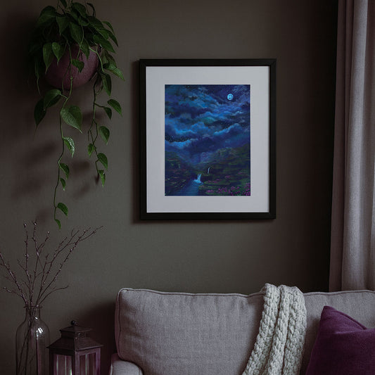 Falling - Fantasy Landscape Fine Art Print