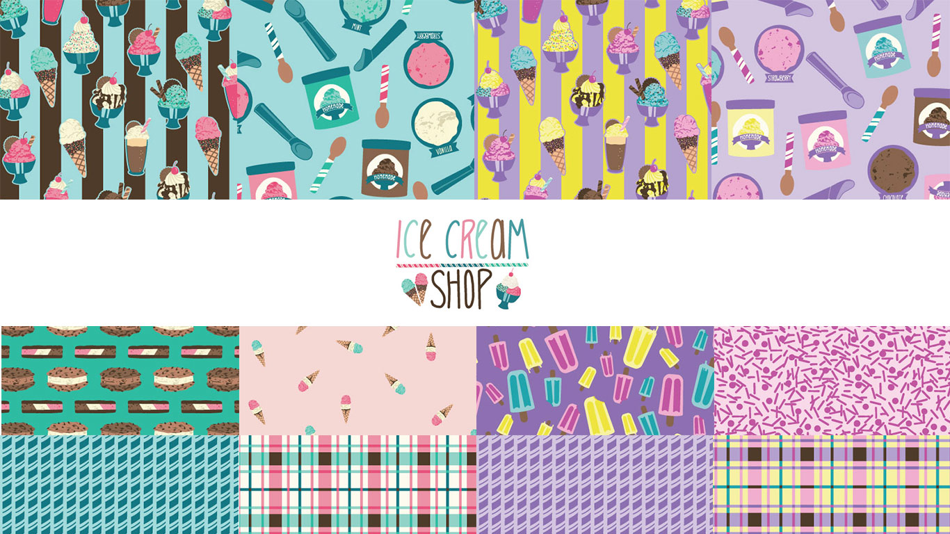 Ice Cream Shop Pattern Collection Featured Image